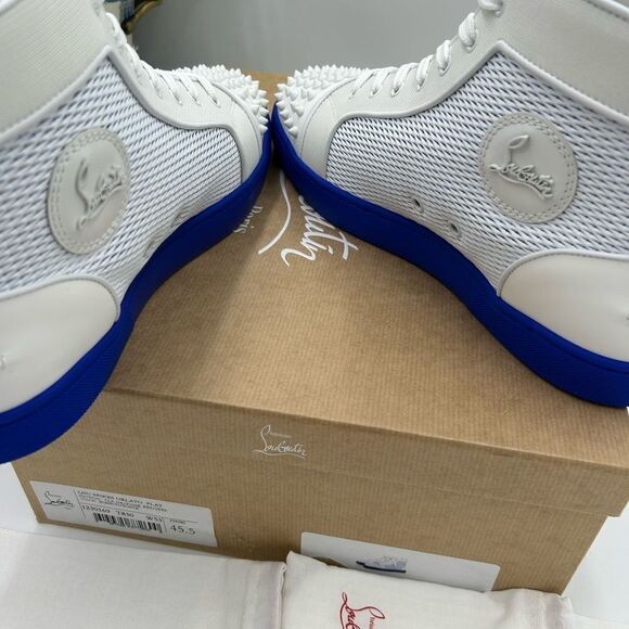 Men’s Christian Louboutin Orlato flat sneakers size 45.5 made in Italy - Picture 8 of 13